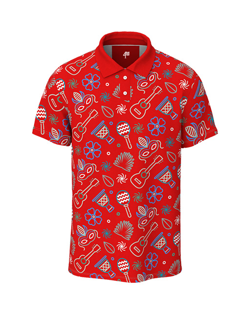 Polo 4PAR Bachata Red
