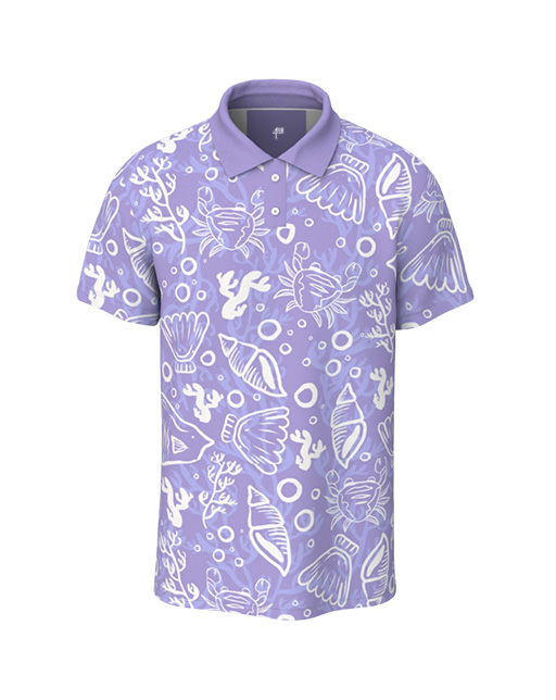 Polo 4PAR Ocean Doodle